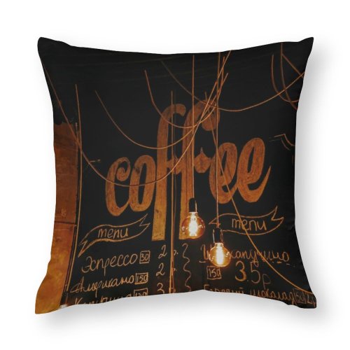 Polyester Pillow Case Dark Design Lamp Lights Decorations Electricity Hanging Light Items Menu Glass Scenic