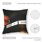 Polyester Pillow Case Dark Design Illuminated Lamp Technology Travel Light Display Outdoors Signage Art Conceptual