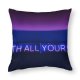 Polyester Pillow Case Words Dark Baptist Road Purple Church Ovilla Quote States Night PNG Blog