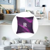 Polyester Pillow Case Cars Rolls Purple