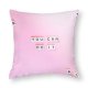 Polyester Pillow Case Sincerely Media Quotes You Can Do Girly Motivational Popular Quotes Letters