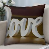 Polyester Pillow Case Word Joy Alphabet Bigday Ourday PNG Venue Big Togetherness Inspirational Partners