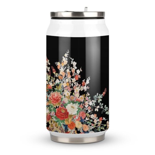 Coke Cup Kimono Art Craft Creativity Design Embroidery Floral Japan Japanese Kyoto Prefecture