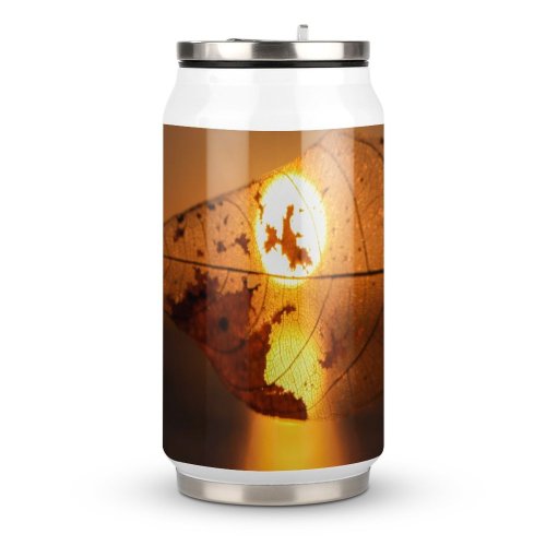 Coke Cup Wood Light Art Texture Abstract Vintage Leaf Fall Insect Butterfly Gold
