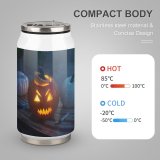 Coke Cup Wood Fall Halloween Lantern Pumpkin Horror Candle Creepy Scary Trick Ghost Thanksgiving