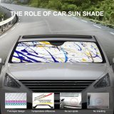 Car Windshield Sunshade Modern Impressionist Abstract Art Paintings Palette Oil Colours Colorful Colourful Fine Artist