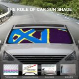 Car Windshield Sunshade Modern Impressionist Abstract Art Paintings Primary Africa West Indian Indies Ethnic Oriental