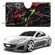 Car Windshield Sunshade Modern Impressionist Abstract Art Paintings Palette Oil Colours Colorful Colourful Fine Artist