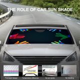 Car Windshield Sunshade Hands Vote Arm Upwards Concept Help Many Volunteer Design Raised Silhouette Party
