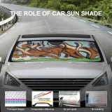 Car Windshield Sunshade Graffiti Colorful Art Artistic Wall Street Urban Texture