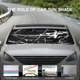 Car Windshield Sunshade Modern Abstract Art Paintings Splatter Splat Splats Palette Oil Colours Artist Creative
