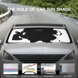 Car Windshield Sunshade Globe Atlas National Geographica Earth Travel Locations Borders Political Continent Abstract Nation
