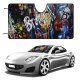 Car Windshield Sunshade Art Faces Cool Creepy Abstract Expressionism Paintings Acrylic Beautiful
