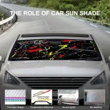 Car Windshield Sunshade Modern Impressionist Abstract Art Paintings Palette Oil Colours Colorful Colourful Fine Artist