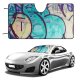 Car Windshield Sunshade Graffiti Wall Urban Vandalism Art City Descriptive Abstract Scene Messy Life Culture