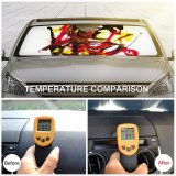 Car Windshield Sunshade Texture Faces Abstract Portraits