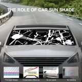 Car Windshield Sunshade Modern Abstract Art Paintings Splatter Splat Splats Palette Oil Colours Artist Creative