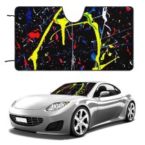 Car Windshield Sunshade Modern Impressionist Abstract Art Paintings Palette Oil Colours Colorful Colourful Fine Artist