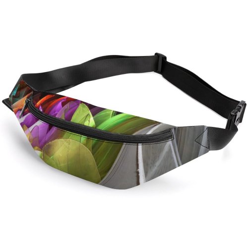 Belt Bag Abstract Fabric Rainbow