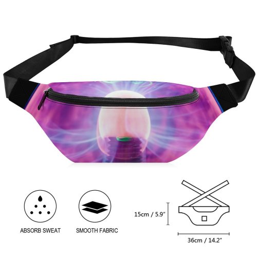 Belt Bag Abstract Ball Blast Chaos Concept Dark Design Electric Electrical Electricity Electrify