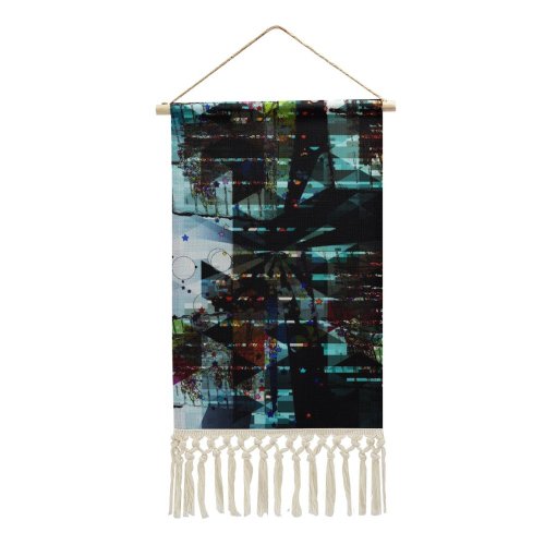 Cotton and Linen Hanging Posters Abstract Digital Cool