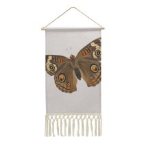 Cotton and Linen Hanging Posters Moth Design Butterfly Eyes Antenna Fly Insect Catapiller Larva Fur