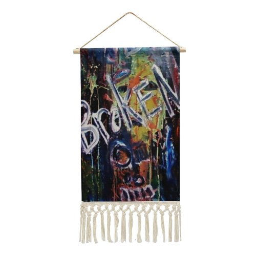 Cotton and Linen Hanging Posters Art Faces Cool Creepy Abstract Expressionism Paintings Acrylic Beautiful