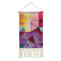 Cotton and Linen Hanging Posters Abstract Design Backdrop Seamless Periodic Decor Fabric Texture Simplicity Little