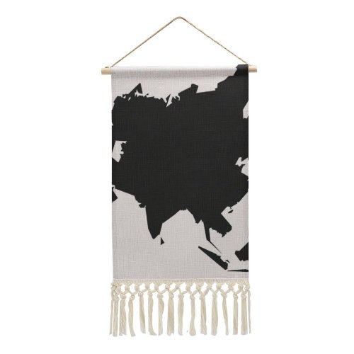 Cotton and Linen Hanging Posters Globe National Geographica Travel Locations Borders Political Continent Abstract Nation