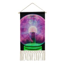 Cotton and Linen Hanging Posters Abstract Ball Blast Chaos Concept Dark Design Electric Electrical Electricity Electrify