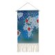 Cotton and Linen Hanging Posters Connected Community Concept Web Communication America Connection Network Abstract Digital Technology