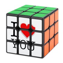 Magic Cube 3x3x3 Love You Sentimental Concept Fiance Valentinesday Relationship Cupid Engagement Letters
