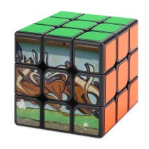 Magic Cube 3x3x3 Colorful Art Artistic Wall Street Urban Texture