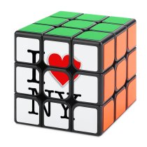 Magic Cube 3x3x3 Love Ny Newyork Decoration Usa Font Alphabet Letter Word Idea Decorative Backdrop