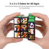 Magic Cube 3x3x3 Texture Abstract Faces Cool Acrylic Expressions Contemporary Splatter