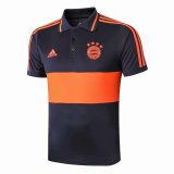 20/21 New Adult FC bayern black orange short sleeve Polo football shirt soccer jersey