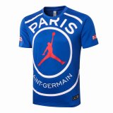 20/21 New Adult Paris Jordan blue big logo short sleeve Polo football shirt soccer jersey