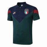 20/21 New Adult Italy dark green short sleeve Polo football shirt soccer jersey