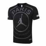 20/21 New Adult Paris Jordan black big logo short sleeve Polo football shirt soccer jersey
