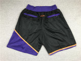 20/21 Adult pocket Suns black basketball shorts