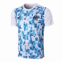 20/21 Adult Thai Quality Marseilles blue polo football shirt soccer jersey
