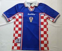 1998 Adult Thai version Croatia away World Cup retro soccer jersey football shirt