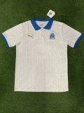 20/21 Adult Thai Quality Marseilles white polo football shirt soccer jersey