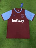 20/21 Adult Thai version West ham home red club soccer jersey football shirt