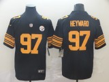 20/21 Men Steelers Heyward 97 black yellow NFL jersey