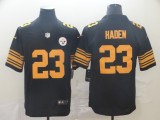 20/21 Men Steelers Haden 23 black yellow NFL jersey