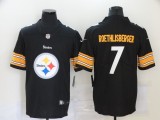 20/21 Men Steelers Roethlisberger 7 black yellow NFL jersey
