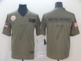 20/21 Men Steelers Roethlisberger 7 gray NFL jersey