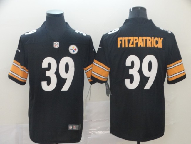 20/21 Men Steelers Fitzpatrick 39 black NFL jersey