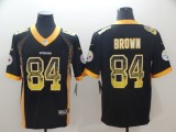 20/21 Men Steelers Brown 84 black NFL jersey